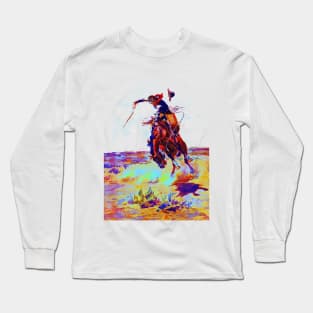 Charles russsel a bad hoss 1904 Long Sleeve T-Shirt